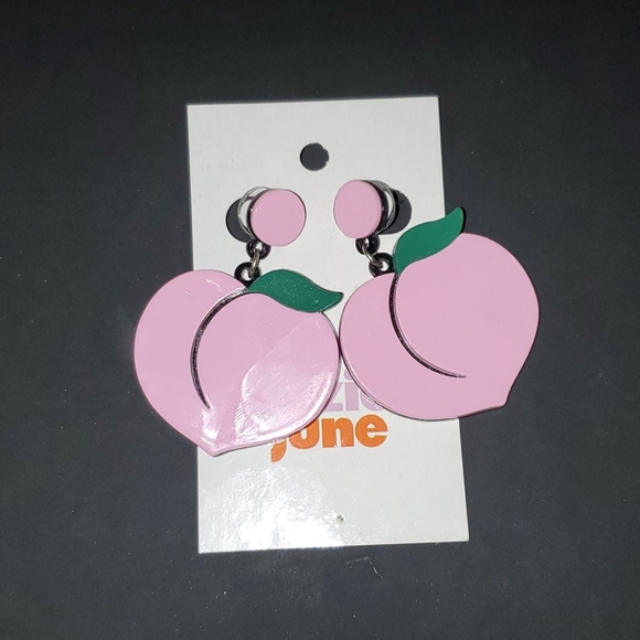 Peach earrings - Picture 2 of 5